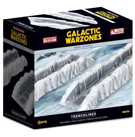 BIAB Galactic Warzones: Rebel Outpost - Trenchlines (x5) 32mm scale