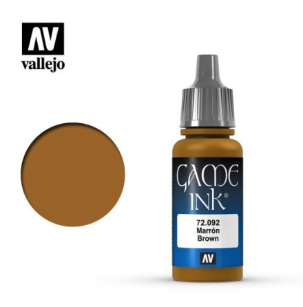 BROWN INK (VALLEJO GAME COLOR) (6-pack)