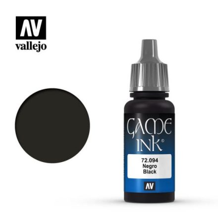 BLACK INK (VALLEJO GAME COLOR) (6-pack)