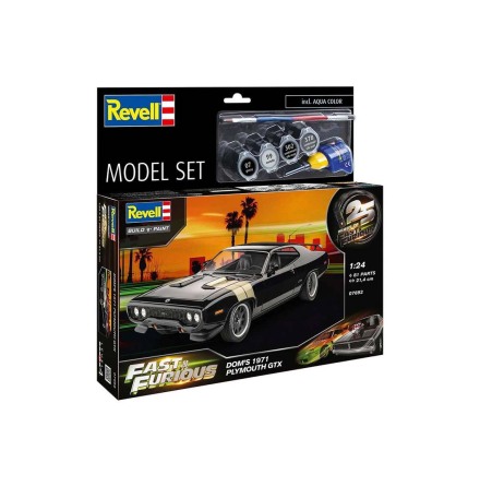 REVELL Model Set Fast &amp; Furious Dominics 1971 Plymouth