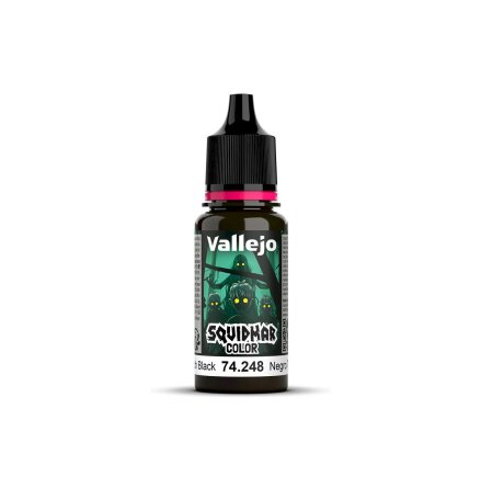 Vallejo Squidmar Color: 248 - Pitch Black 18ml (6-pack)