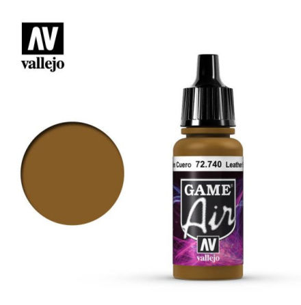 LEATHER BROWN (VALLEJO GAME AIR) (6-pack)