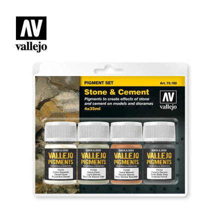 STONE &amp; CEMENT Pigment set