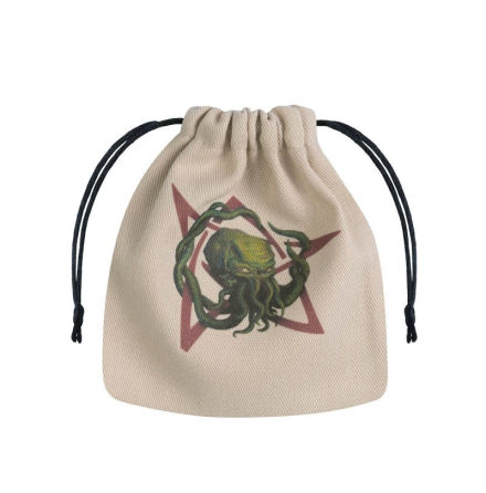 Call of Cthulhu Beige &amp; multicolor Dice Bag