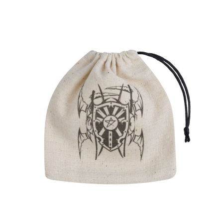 Vampire Beige &amp; black Basic Dice Bag