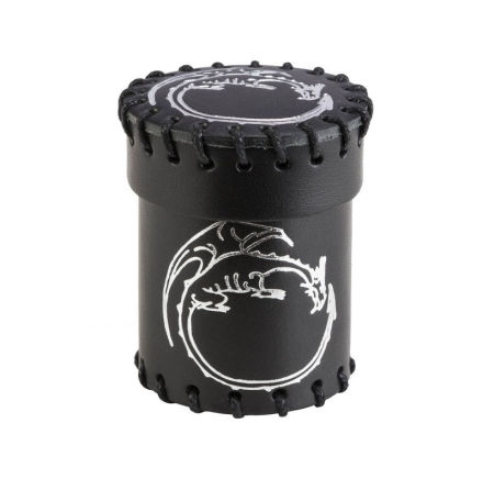 Dragon Black Leather Dice Cup