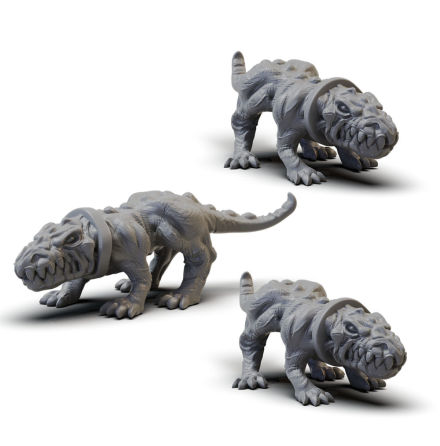 Ogre Crocodogs (Mantic Direct)