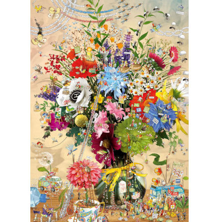 Degano: Flowers Life (1000 pieces triangular box)