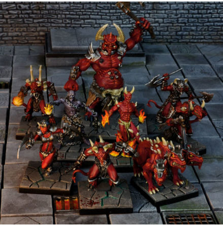 Dungeon Saga: Denizens of the Abyss Miniatures Set