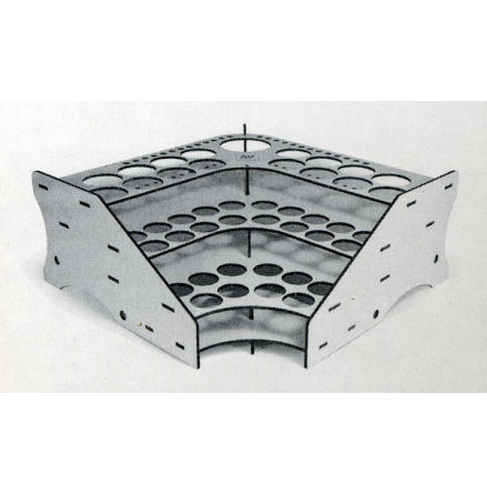 Corner module paint stand