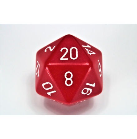 Opaque 34mm d20 Red/White