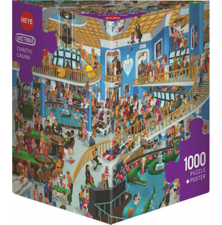 Oesterle: Chaotic Casino (1000 pieces triangular box)