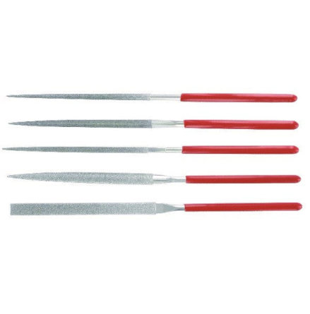 SET OF 5 DIAMOND NEEDLE FILES