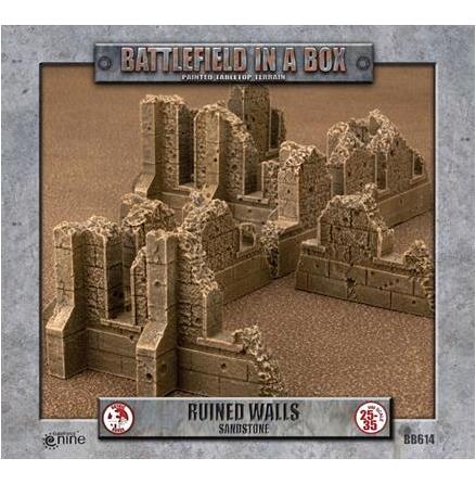 BIAB: Gothic Battlefields - Walls - Sandstone (x1) - 30mm