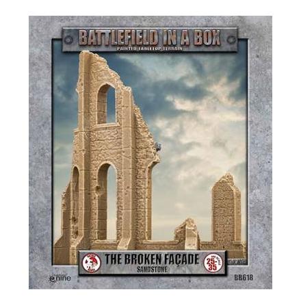 BIAB: Gothic Battlefields - Broken Faade - Sandstone (x2) 30mm