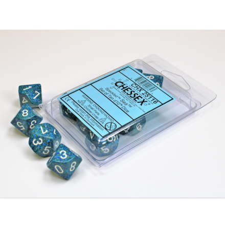 Sea Speckled Polyhedral Ten d10 Set