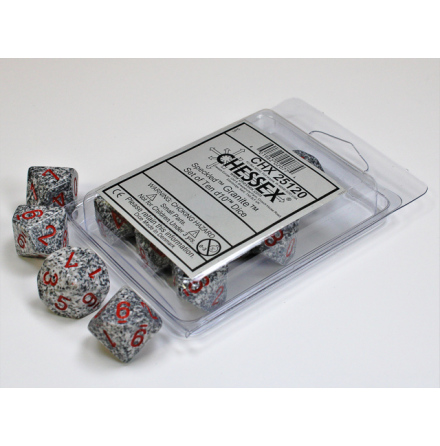 Granite Speckled Polyhedral Ten d10 Set