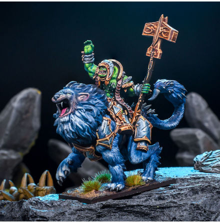 Riftforged Orc Stormcaller on Manticore (Mantic Direct)