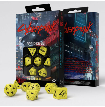 Cyberpunk Red Dice Set: Danger Zone