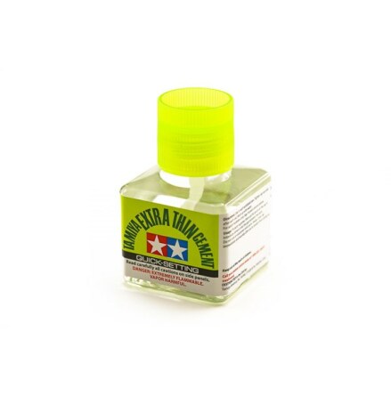 TAMIYA EXTRA THIN CEMENT - QUICK-SETTING (40ML, 6-pack)