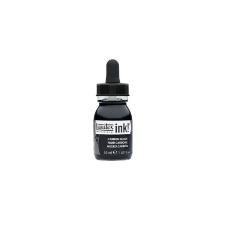 ACRYLIC INK 30ML CARBON BLACK 337