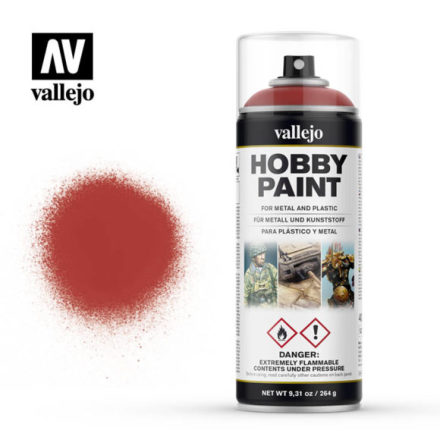 Vallejo Hobby Paint Spray: Scarlet Red (400 ml)