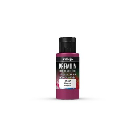 Vallejo Premium Airbrush Color: Magenta (60 ml)