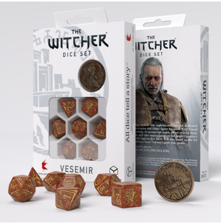 The Witcher Dice Set. Vesemir - The Wise Witcher