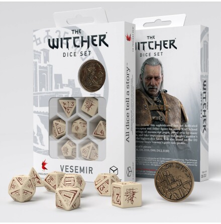 The Witcher Dice Set. Vesemir - The Old Wolf