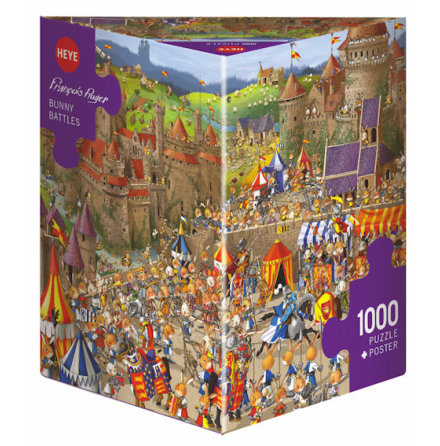 Ruyer: Bunny Battles (1000 pieces triangular box)