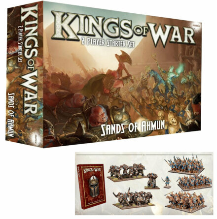 KINGS OF WAR 2 PLAYER STARTER SET: SANDS OF AHMUN (2022)