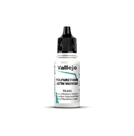 POLYURETHANE SATIN VARNISH (VALLEJO AUXILIARY 2022) (6-pack)