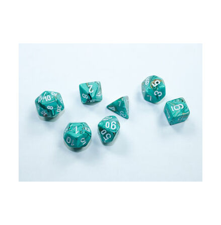 Marble Mini-Polyhedral Oxi-Copper&trade;/white 7-Die Set
