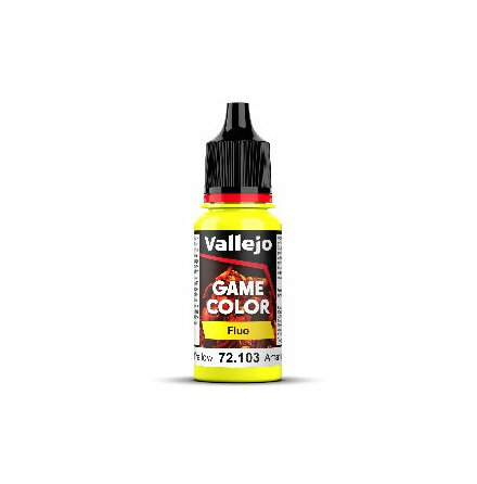 FLUOROSCENT YELLOW (VALLEJO GAME COLOR 2022) (6-pack)