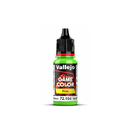 FLUOROSCENT GREEN (VALLEJO GAME COLOR) (6-pack)