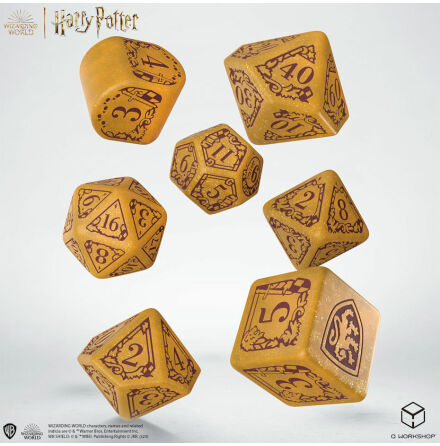 Harry Potter. Gryffindor Modern Dice Set - Gold